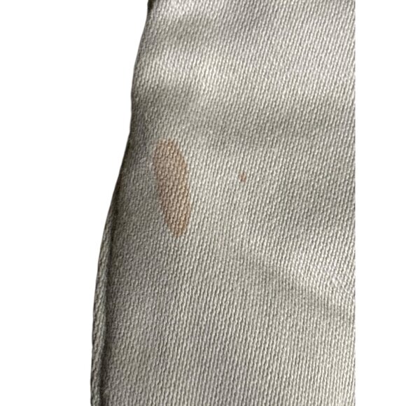 Set Of 12 Crate & Barrel Metallic Gold Textured Placemats 14" X 14" Polyester - Picture 7 of 12